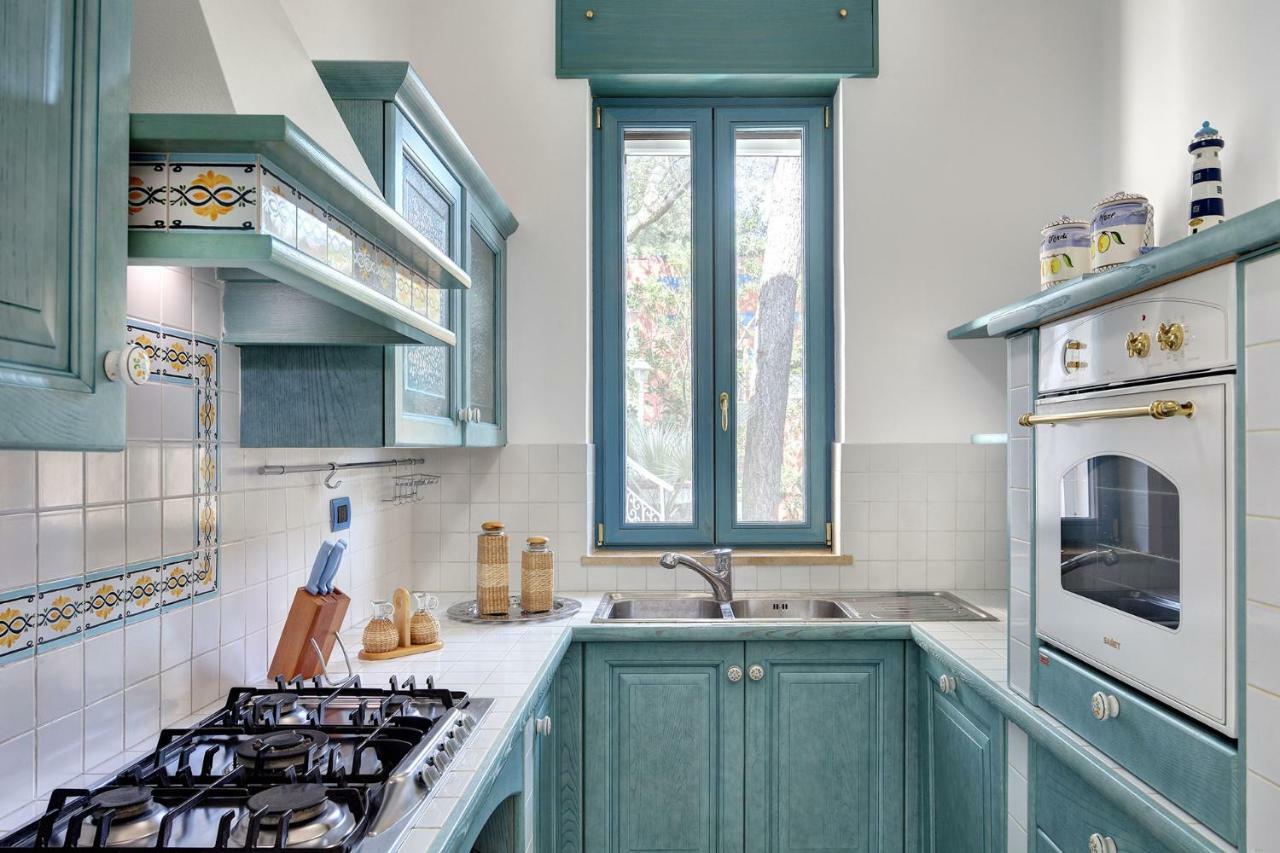 Villa Flory Nerano Bagian luar foto