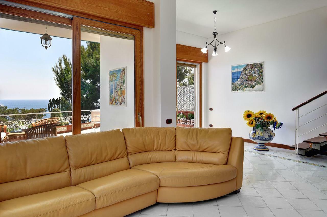 Villa Flory Nerano Bagian luar foto